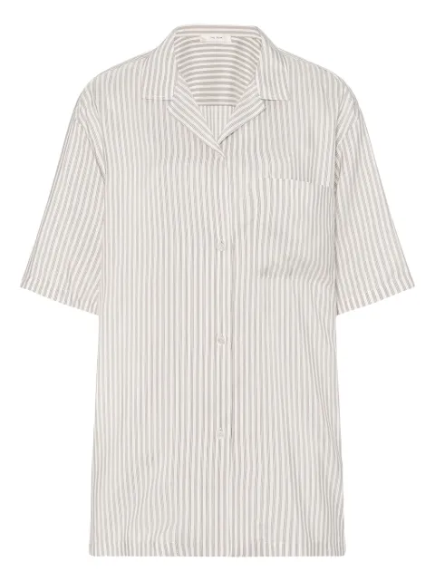 The Row striped short-sleeve shirt