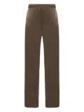 The Row Miros satin-finish trousers - Brown
