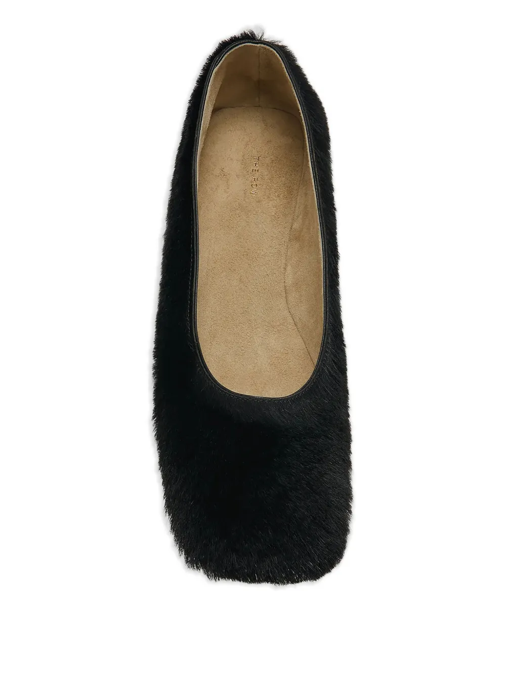 The Row Ballerina's met bont Zwart