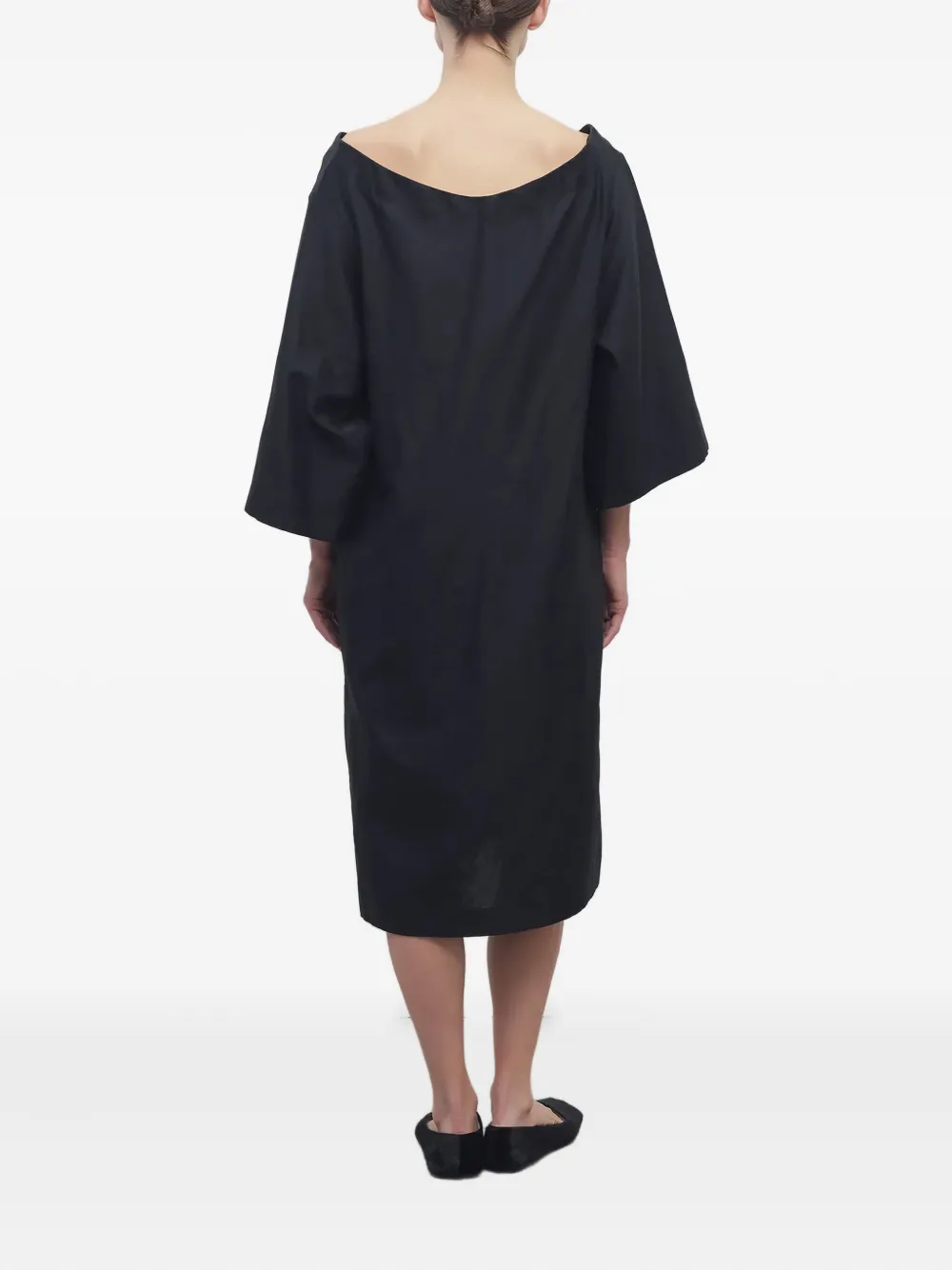  The Row Miki Batwing Dress - Black 