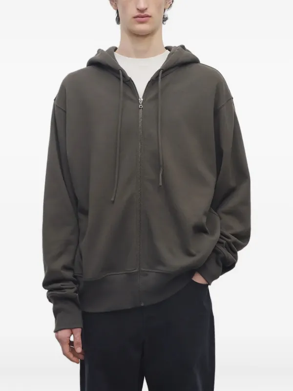 The Row Hoodie Roki Gris FARFETCH CO