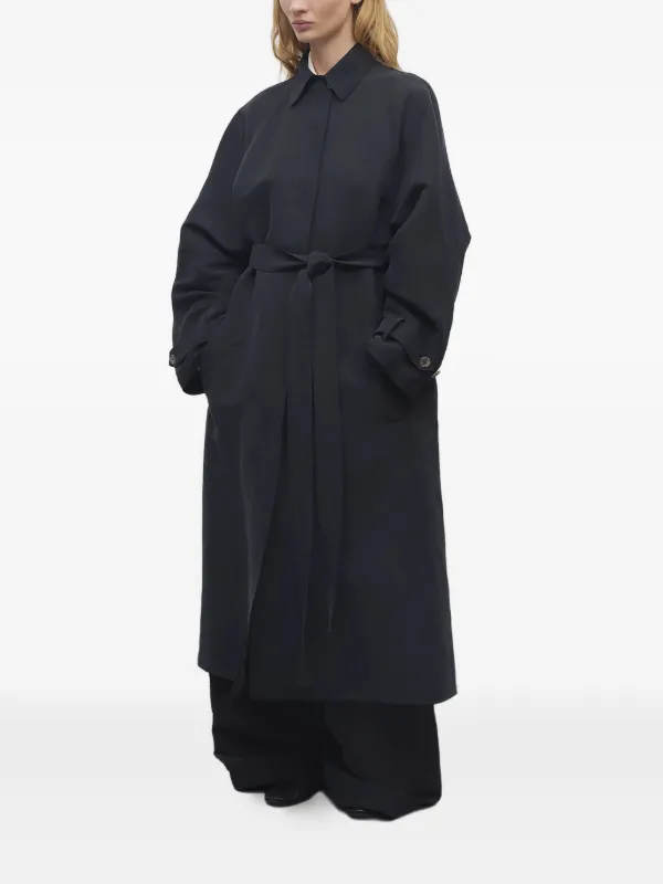 The Row Ryo Coat | Black | FARFETCH KW