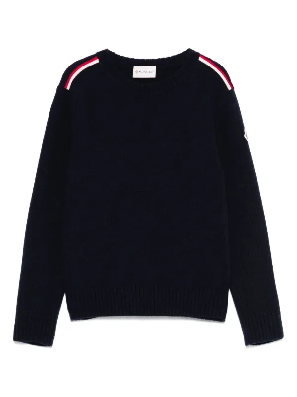 Moncler Enfant Suéter De Lã Virgem | Azul | FARFETCH BR