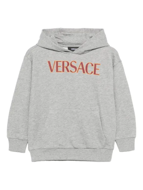 Versace Kids logo-print hoodie