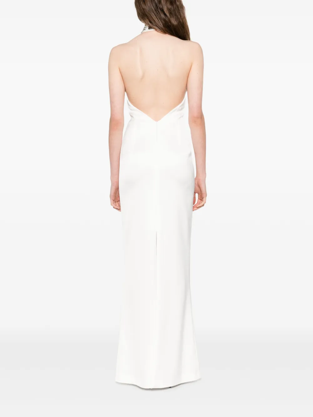 SILK LOVE & LACE Estela jurk Wit