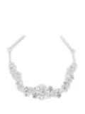 Tulleen Crystal Shimmering Bouquet hair vine - Silver