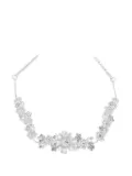 Tulleen Crystal Shimmering Bouquet hair vine - Silver