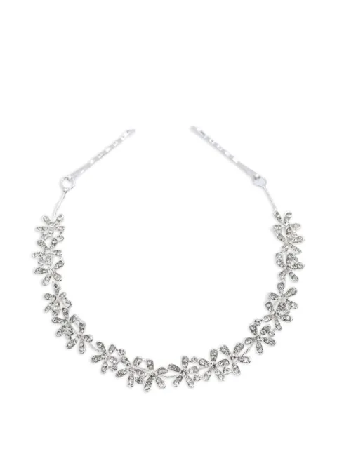 Tulleen Crystal Flower Garland hair vine