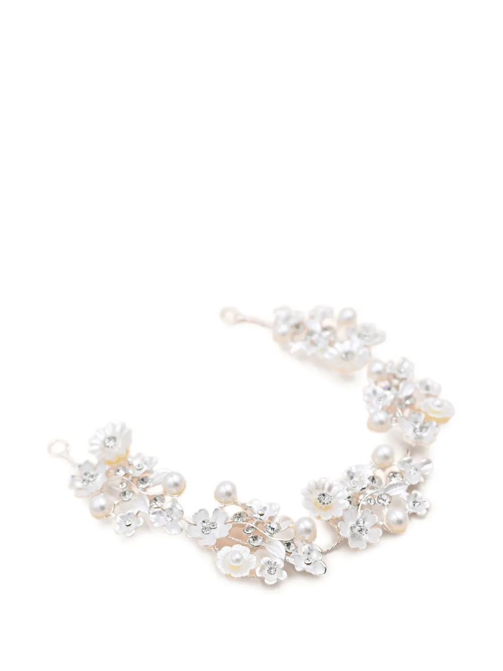 Tulleen Crystal Garden Pearl Accent hair vine | Image 2