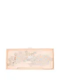 Tulleen Crystal Rhinestone Botanical hair comb - Silver