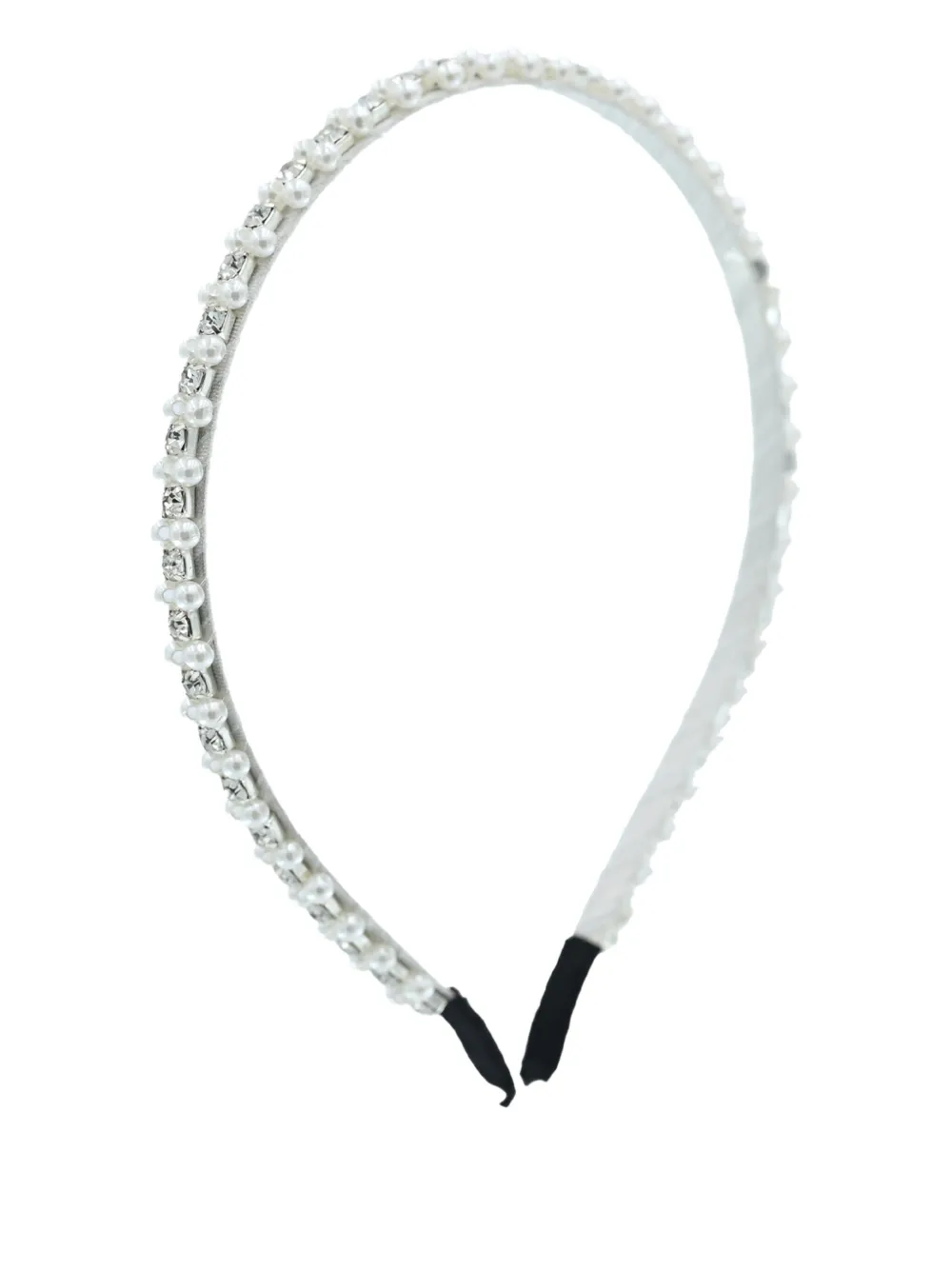 Tulleen Haarband met stras Zilver