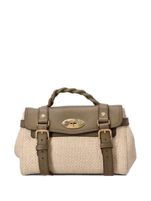 Mulberry mini Alexa woven texture top-handle bag