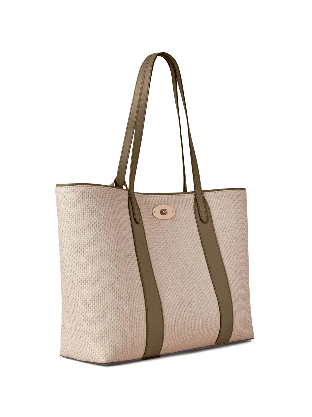Mulberry Alexa geweven tas met handgreep Beige