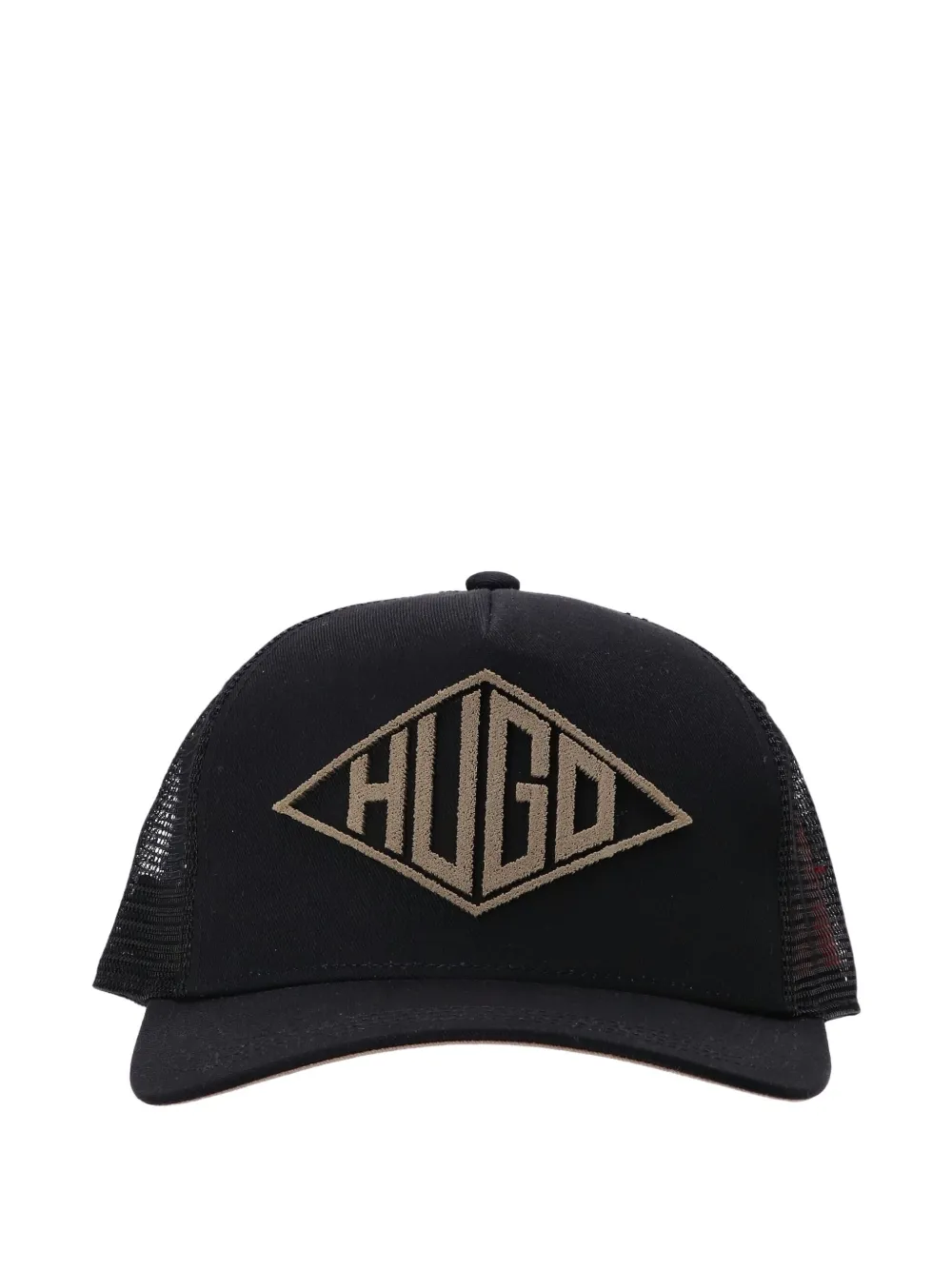 HUGO logo-detail trucker cap | Black | Image 1