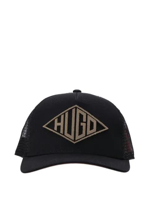 HUGO logo-detail trucker cap