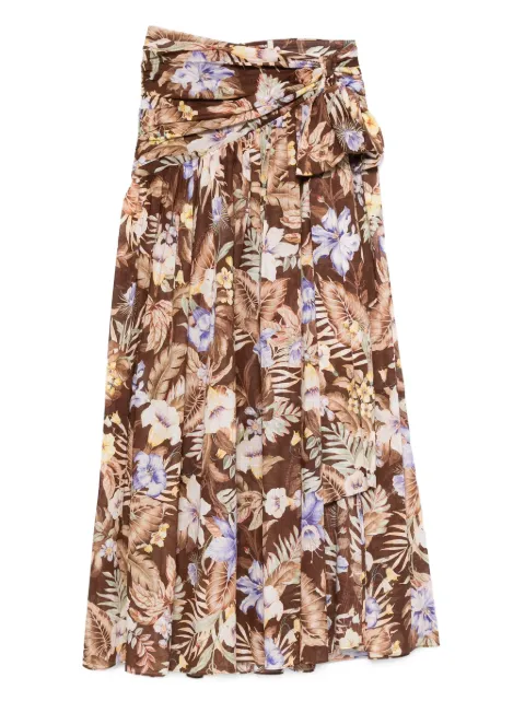ZIMMERMANN falda larga Coco con lazo