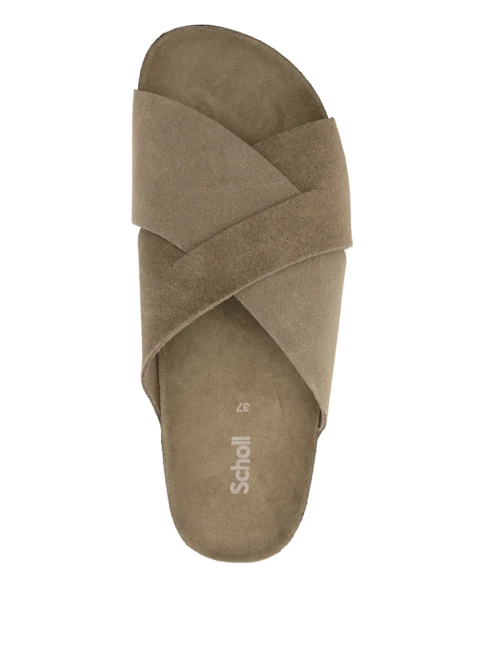 Scholl Vivian Cross-strap Sandals In Green
