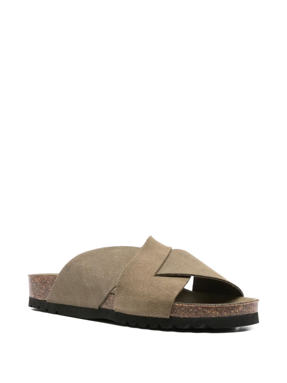 Scholl Vivian Cross-strap Sandals In Green