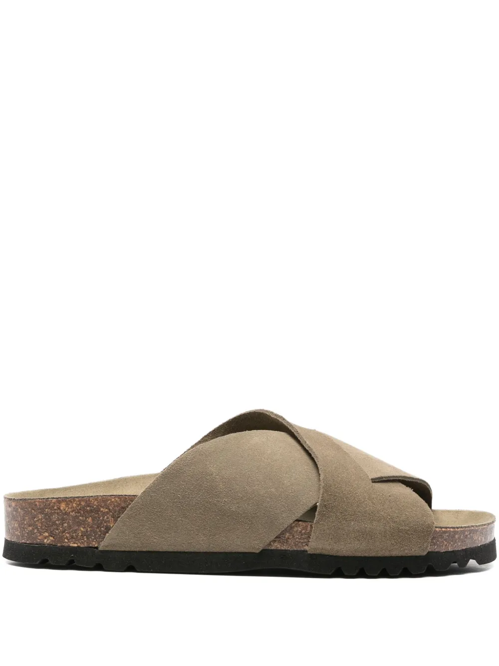 Scholl Vivian cross-strap sandals Green