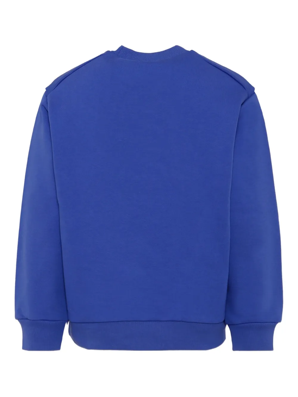 Marni Kids logo-lettering sweatshirt Blauw