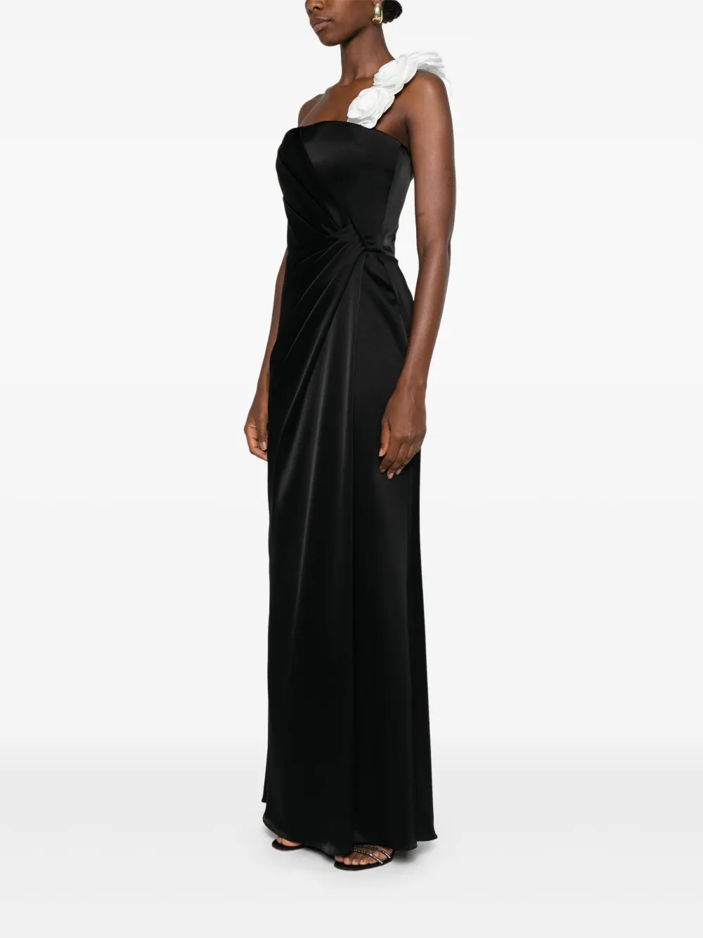 SILK LOVE & LACE Sara jurk Zwart
