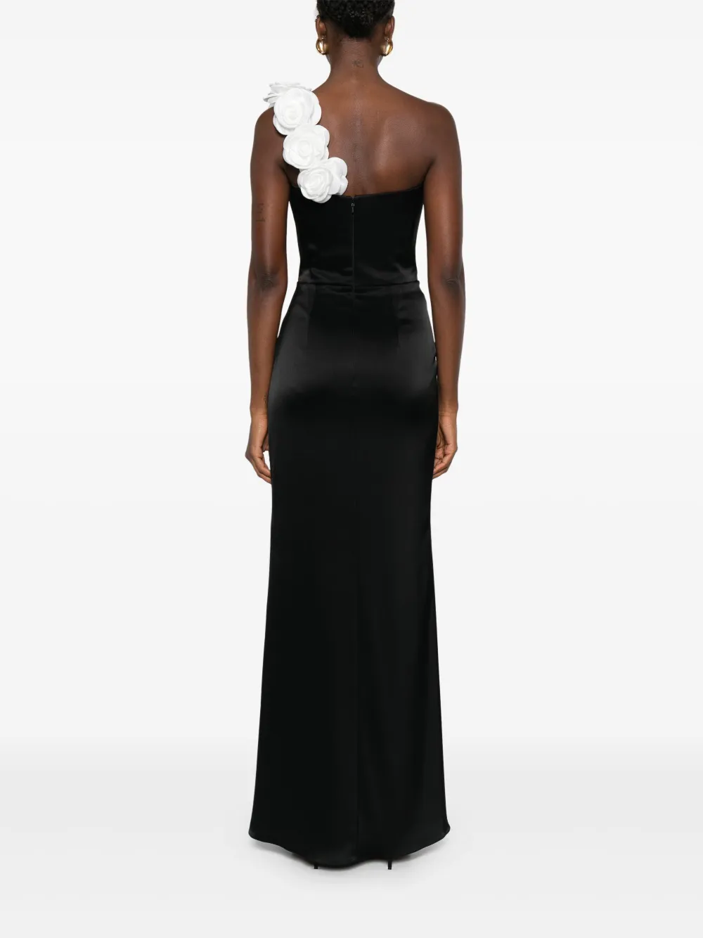 SILK LOVE & LACE Sara jurk Zwart