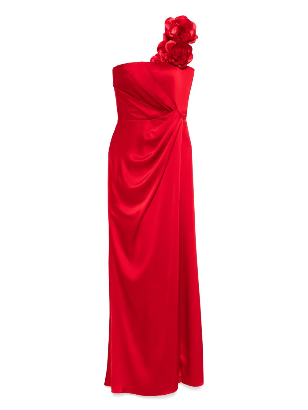 SILK LOVE & LACE Sara jurk Rood
