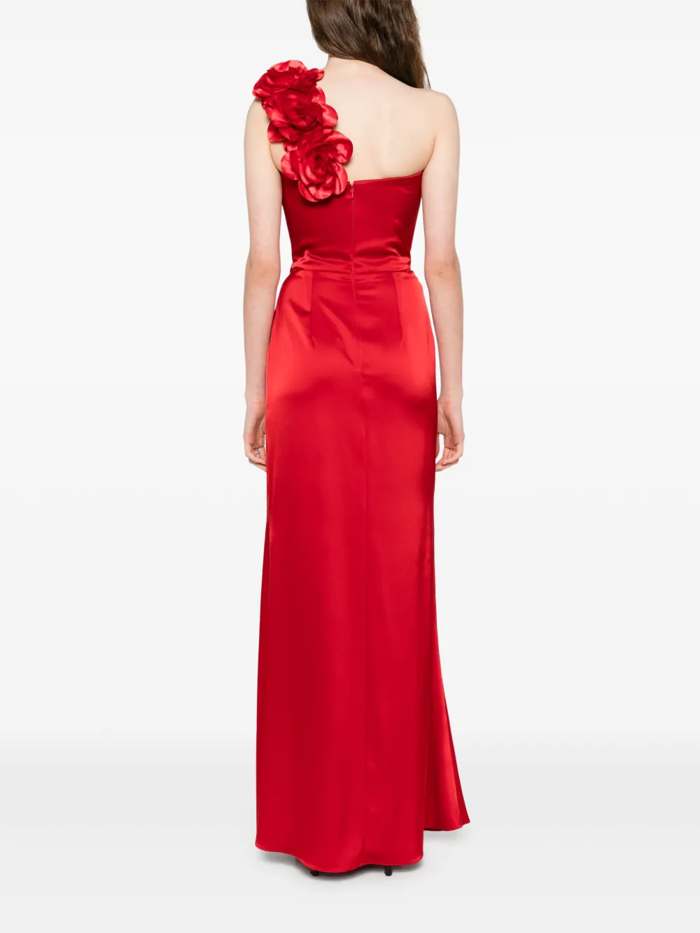 SILK LOVE & LACE Sara jurk Rood