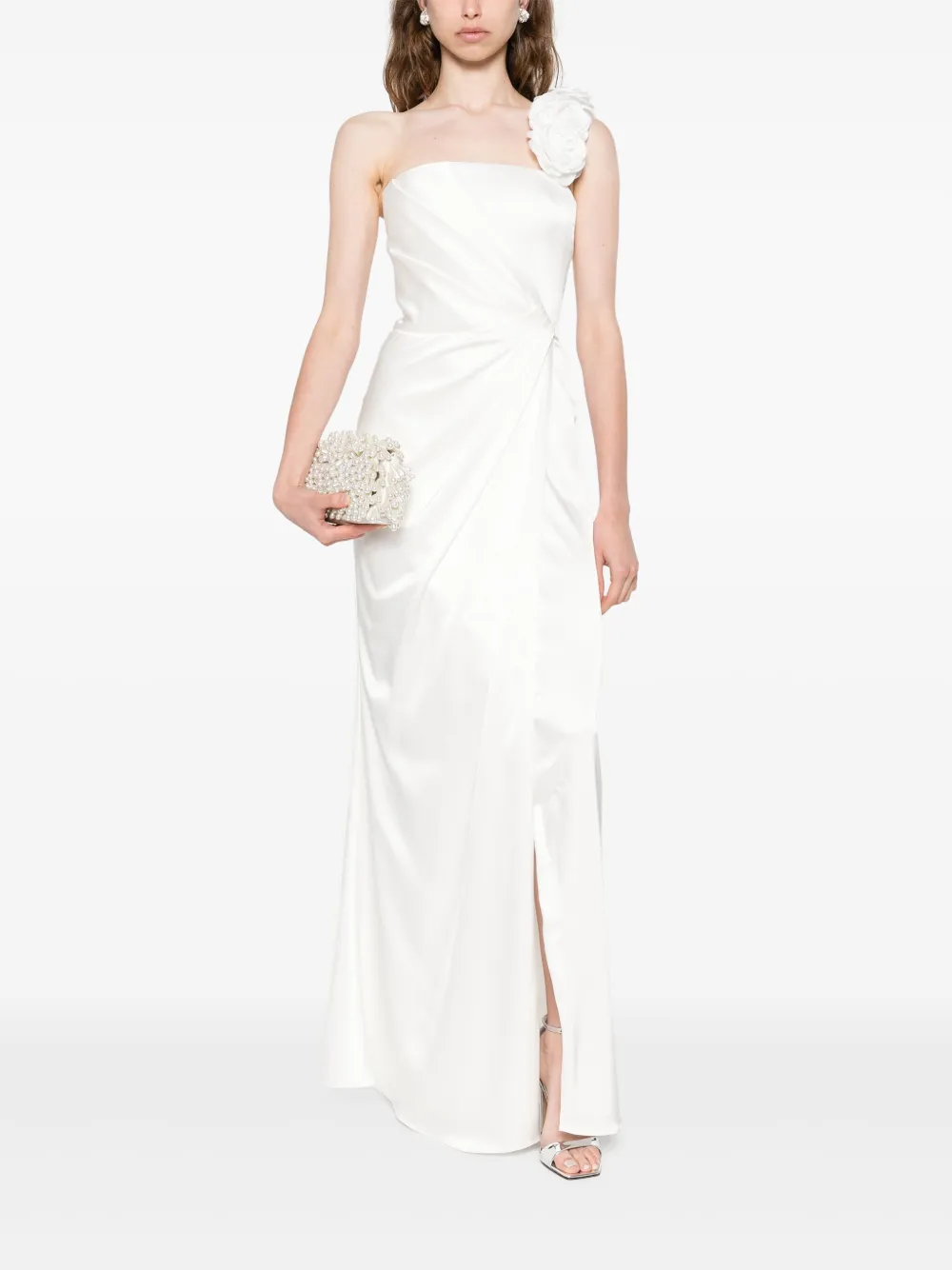 SILK LOVE & LACE Sara jurk Wit