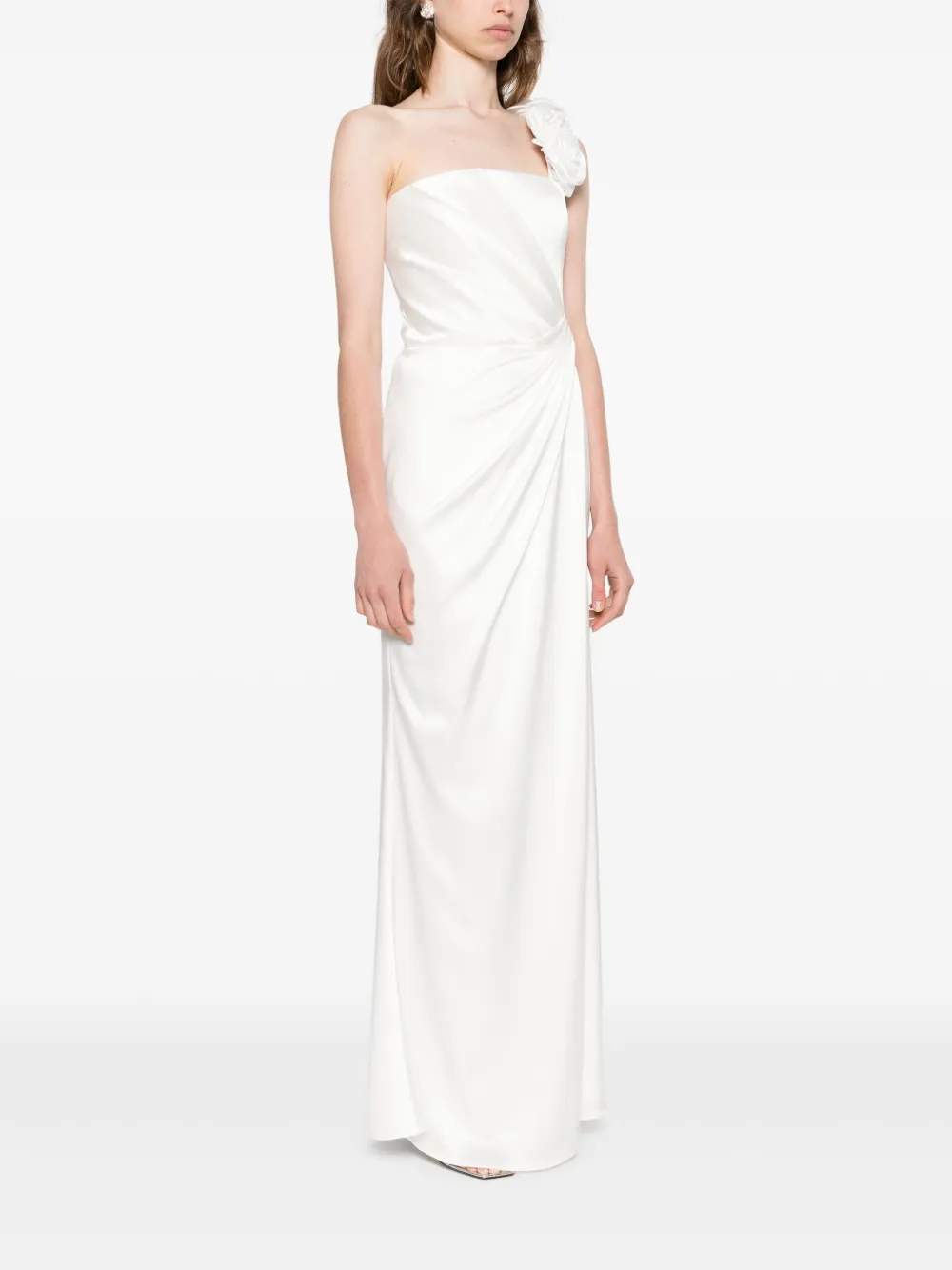 SILK LOVE & LACE Sara jurk Wit