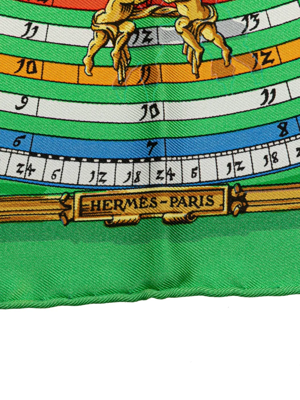 Pre-owned Hermes 20th Century Astrologie Dies Et Hore Silk Scarf Scarves