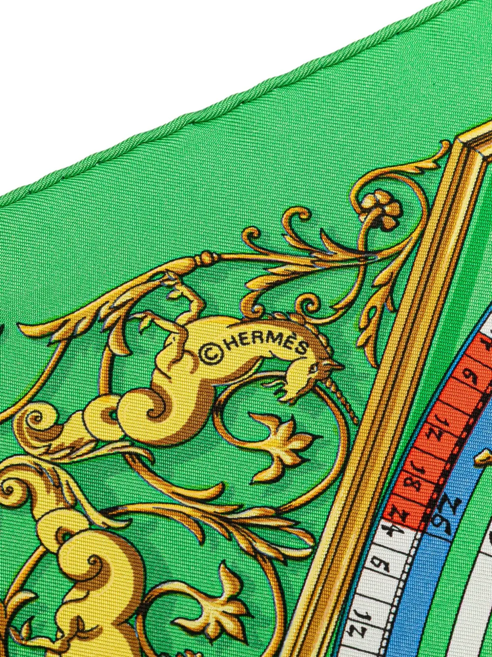Pre-owned Hermes 20th Century Astrologie Dies Et Hore Silk Scarf Scarves