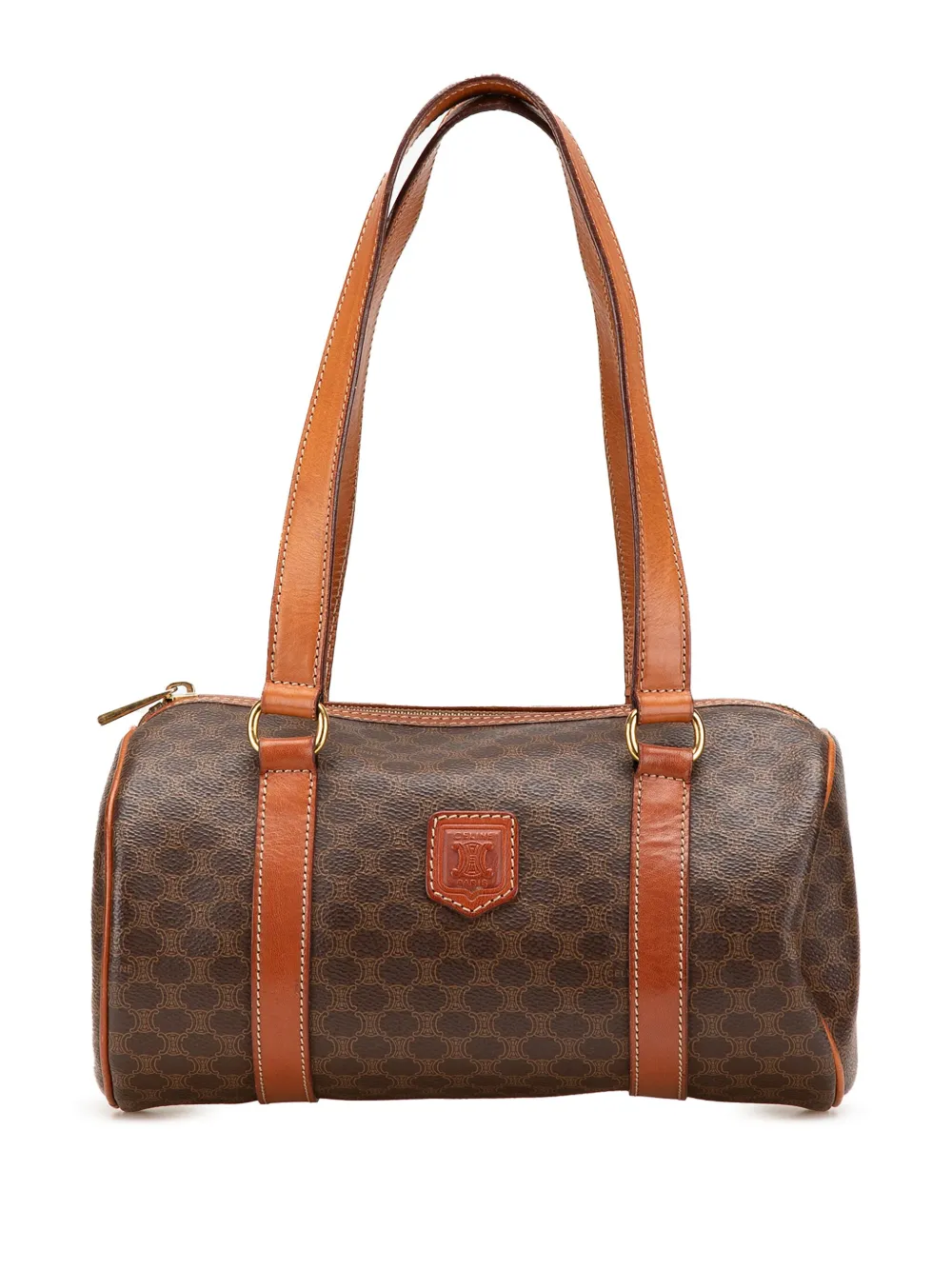 Céline Pre-Owned 1995 Macadam Coated Canvas shoulder bag - ブラウン Céline Pre-Owned 1995 Macadam Coated Canvas shoulder bag - ブラウン