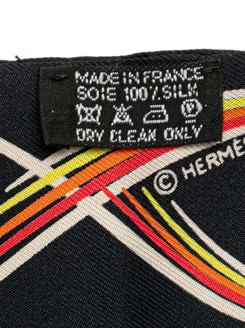 Hermès Pre-Owned foulard en soie 24 Faubourg 20 e siècle | Image 2