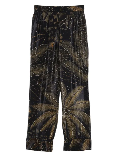 FARM Rio palm-tree print trousers