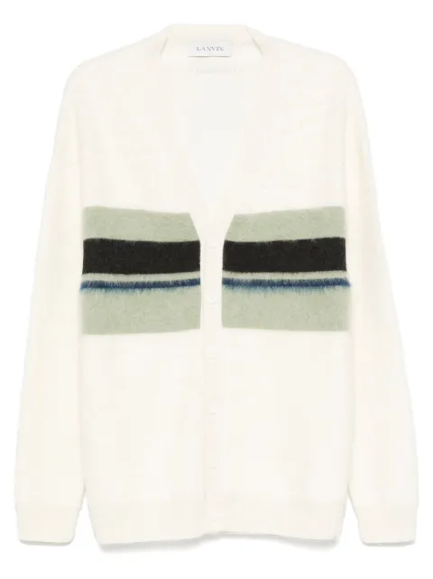 Lanvin stripe-detail cardigan
