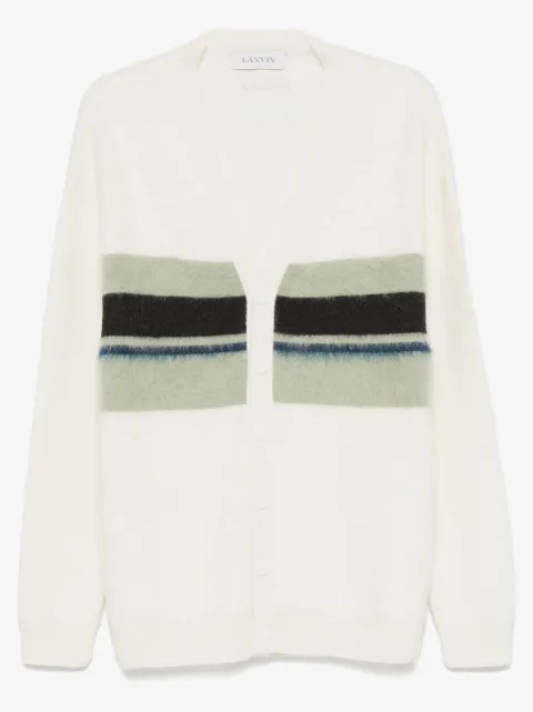 Lanvin stripe-detail cardigan