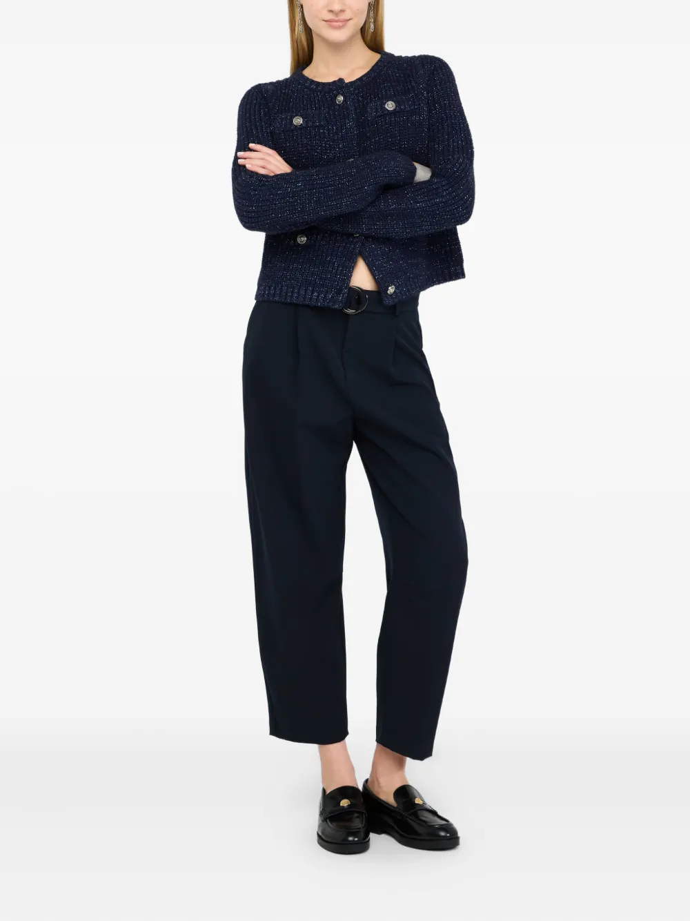 LIU JO straight-leg trousers Blauw