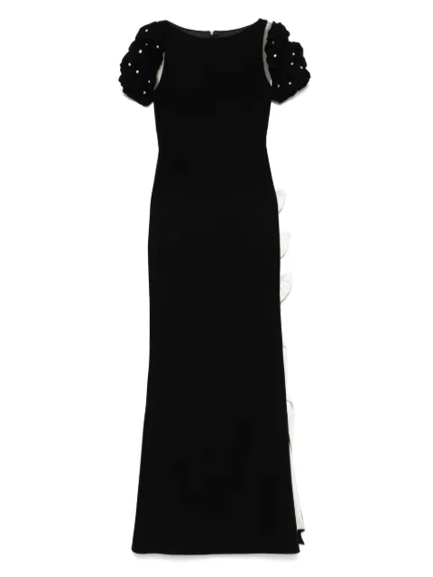 SILK LOVE & LACE robe à manches bouffantes