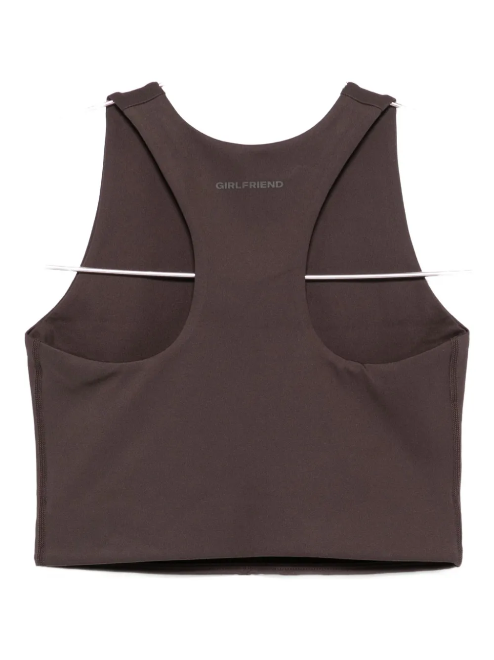 Girlfriend Collective Dylan Tank Top In Brown