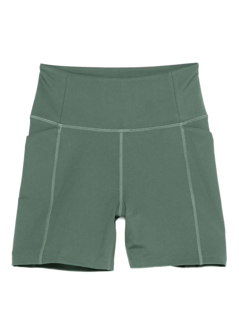 Girlfriend Collective pocket shorts | Green | Image 1