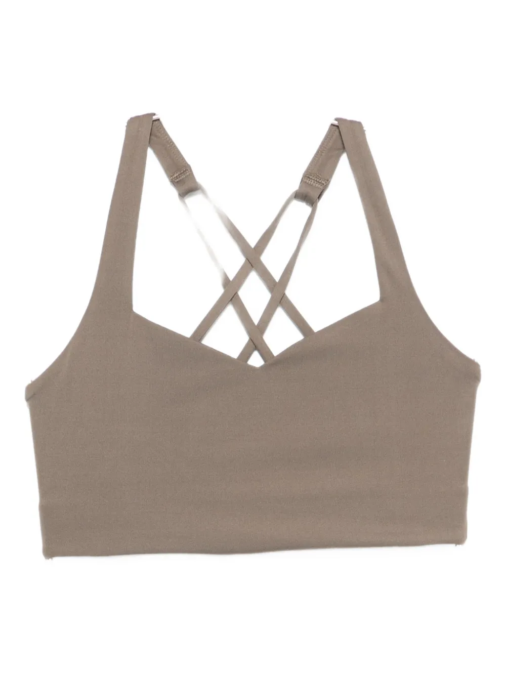 Girlfriend Collective Riley Sports Bra In Brown