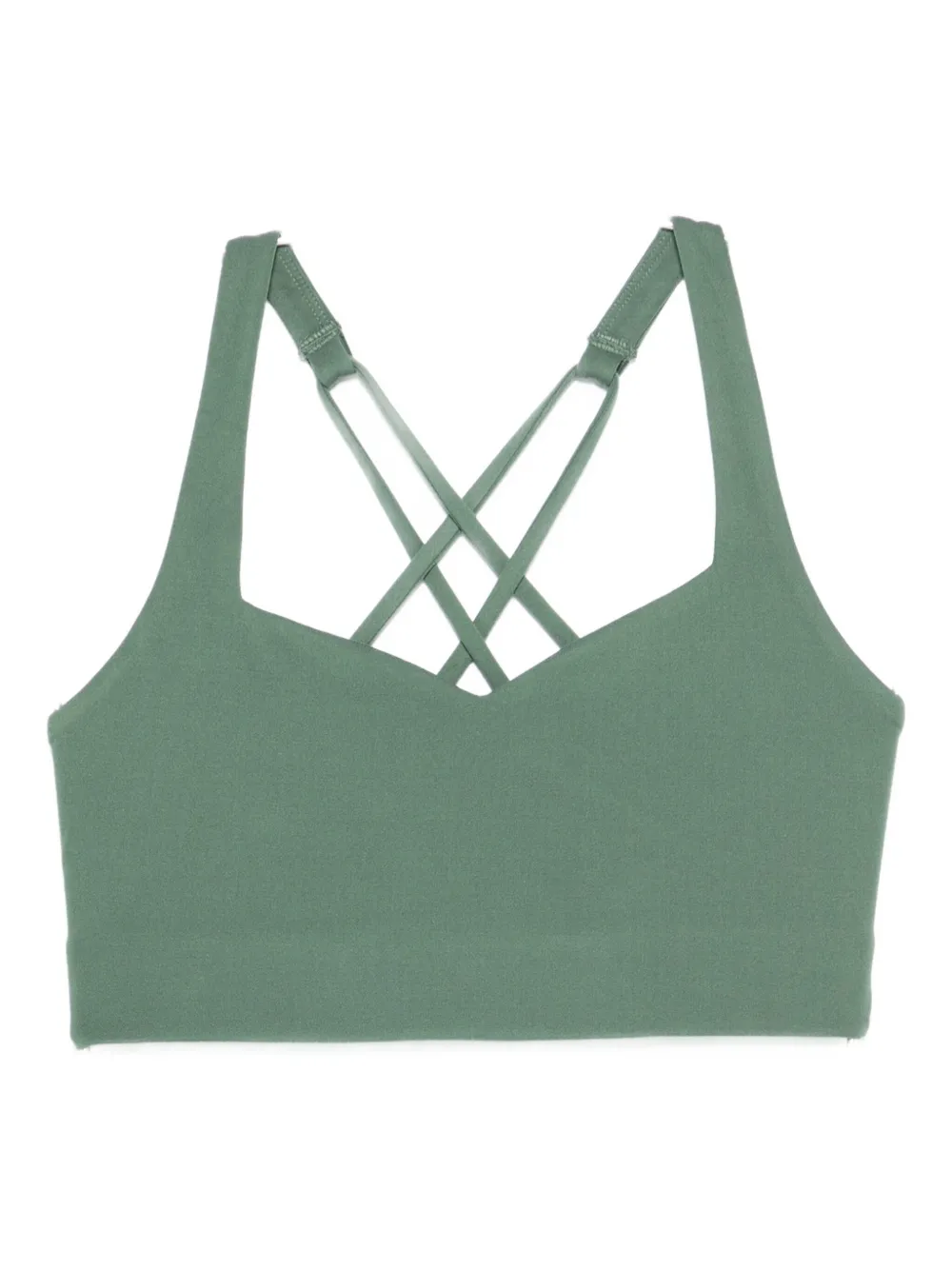 Girlfriend Collective Riley Sweetheart Sports Bra In Green