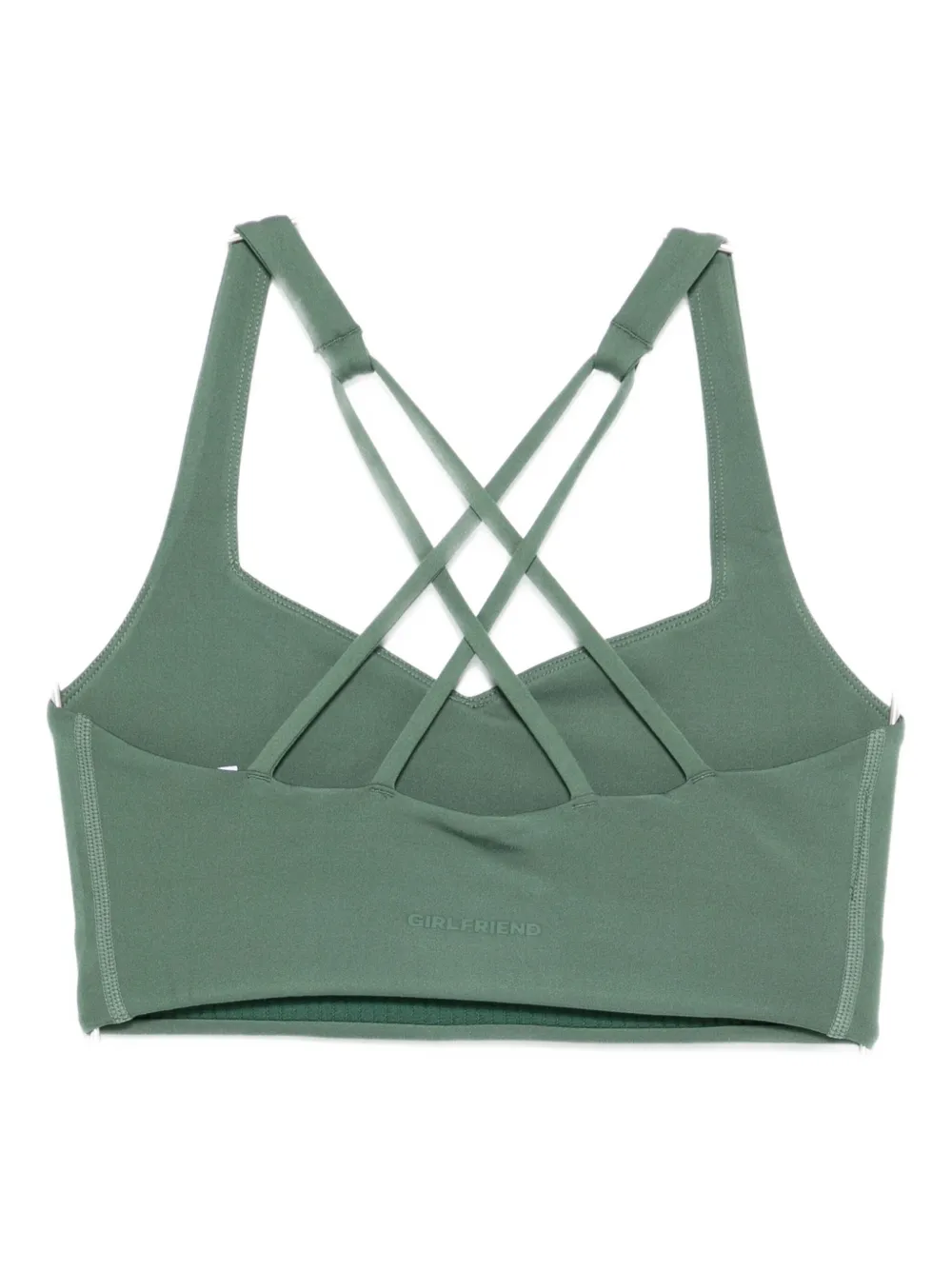 Girlfriend Collective Riley sweetheart sports bra - Groen