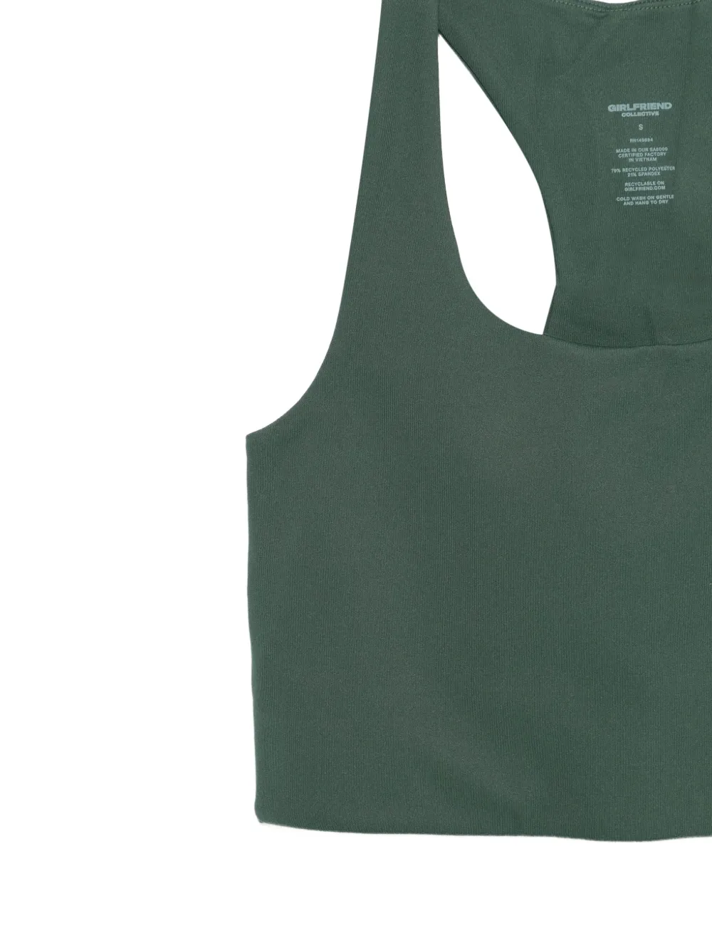 Girlfriend Collective Sport-bh Groen