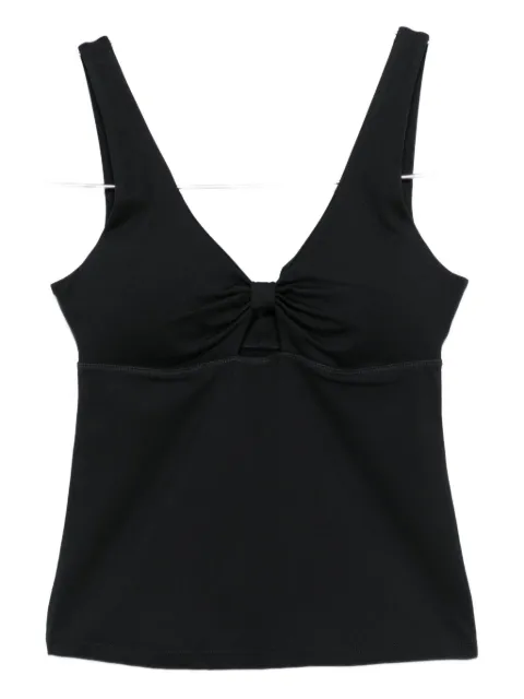 Girlfriend Collective Meredith bow tank top
