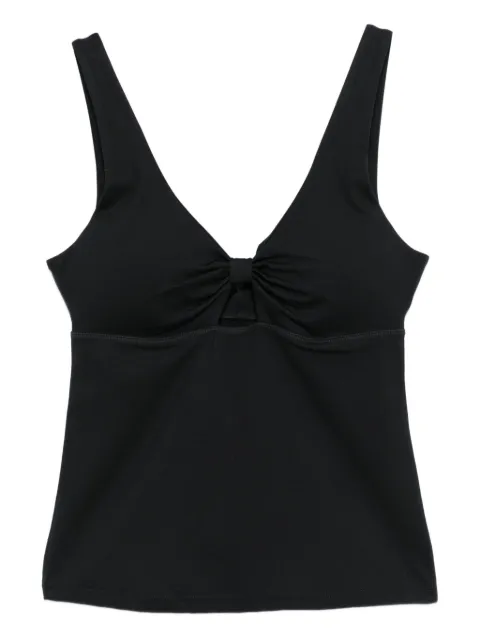 Girlfriend Collective Meredith bow tank top