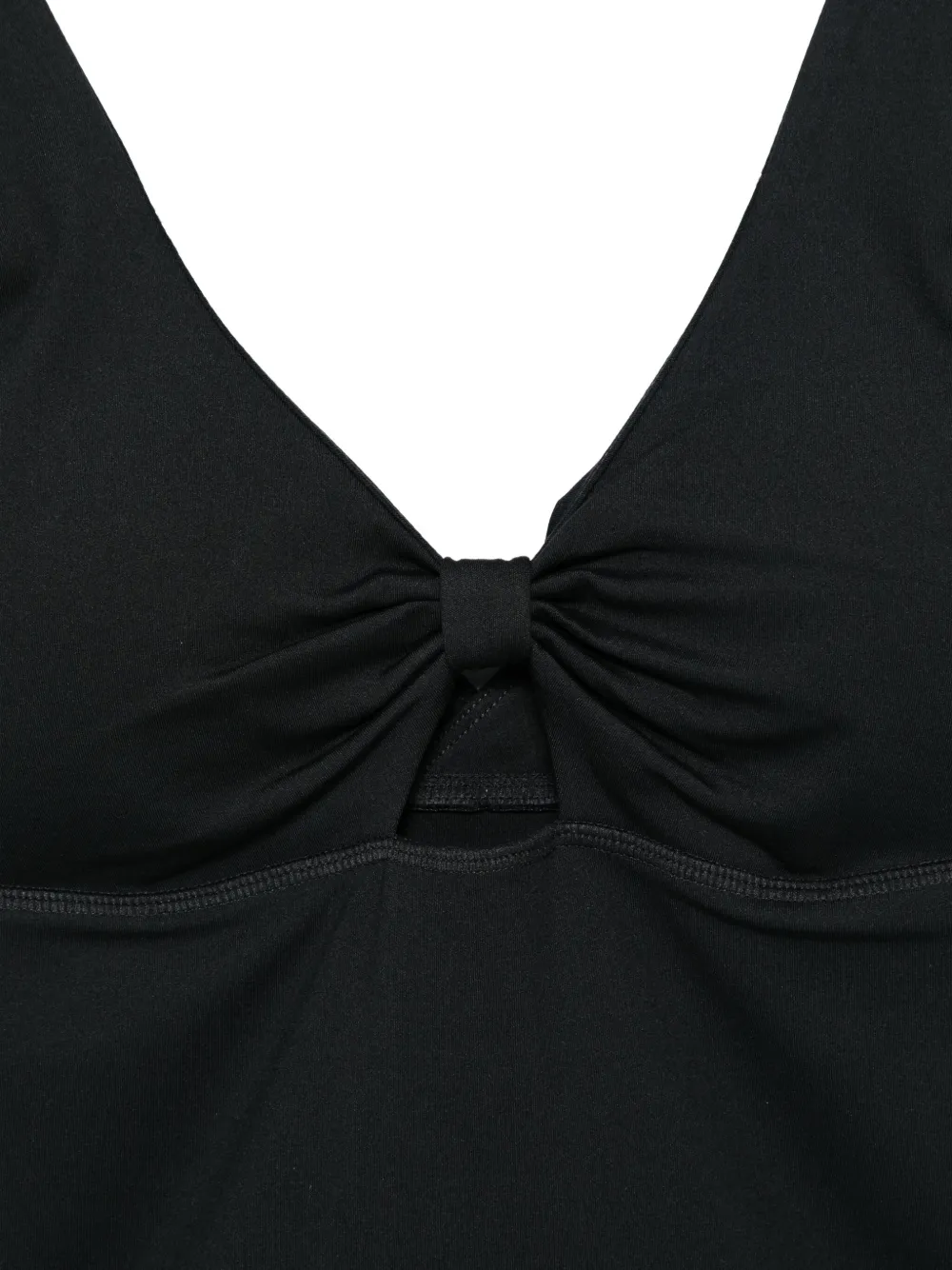 Girlfriend Collective Meredith tanktop met strik Zwart