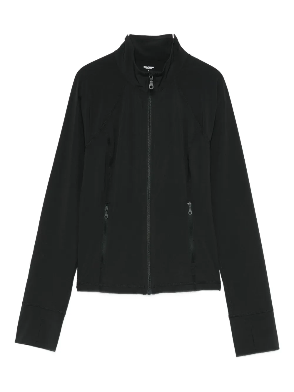 Girlfriend Collective zip-up jacket | noir | Image 1