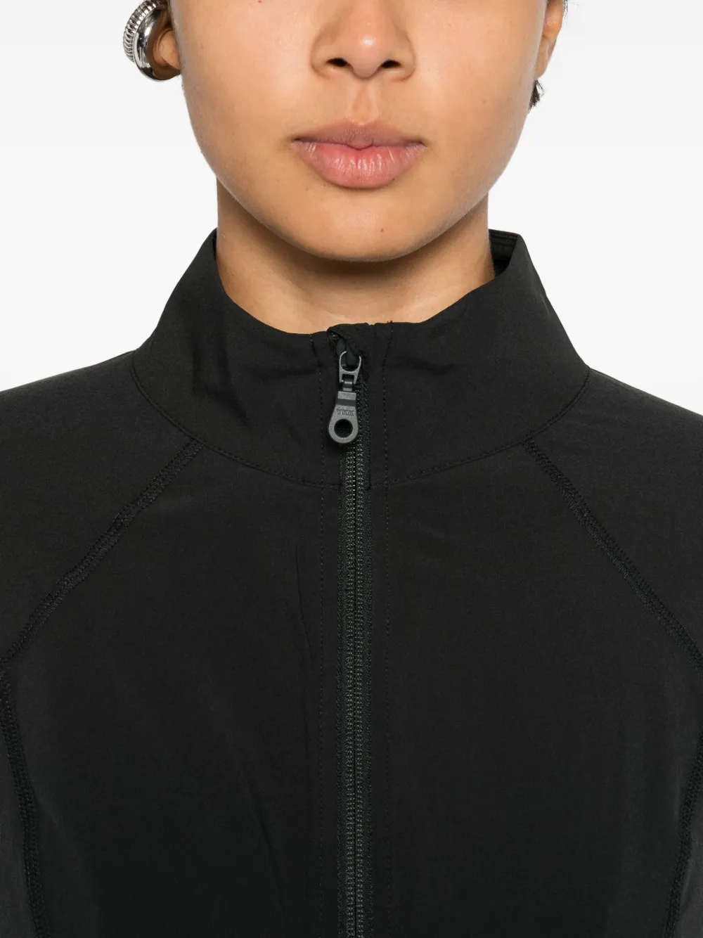 Girlfriend Collective Zip-up Jacket In Black